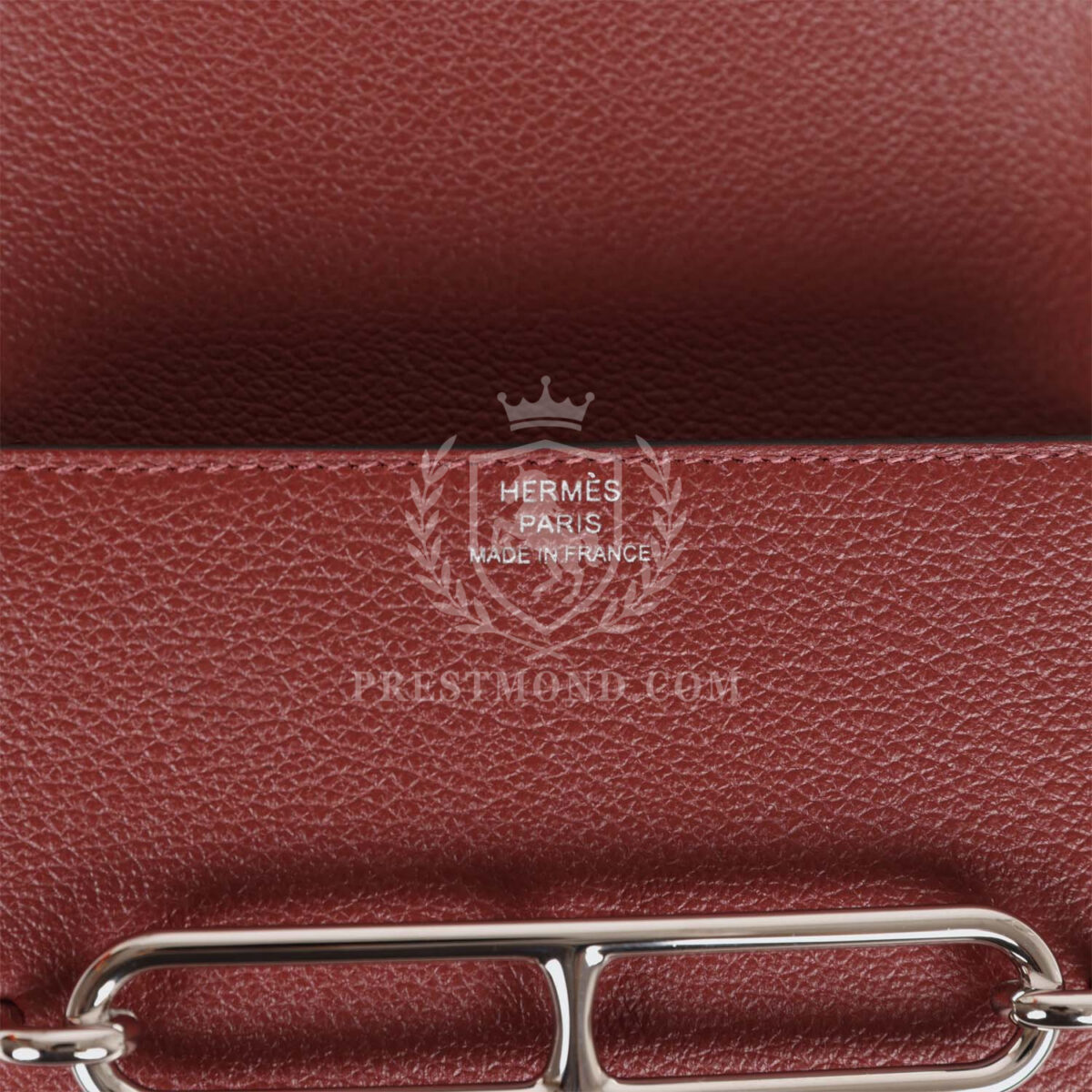 Hermes Roulis Slim Wallet Bi-Color Rouge H/Rose Azalee Evercolor PHW — изображение 8