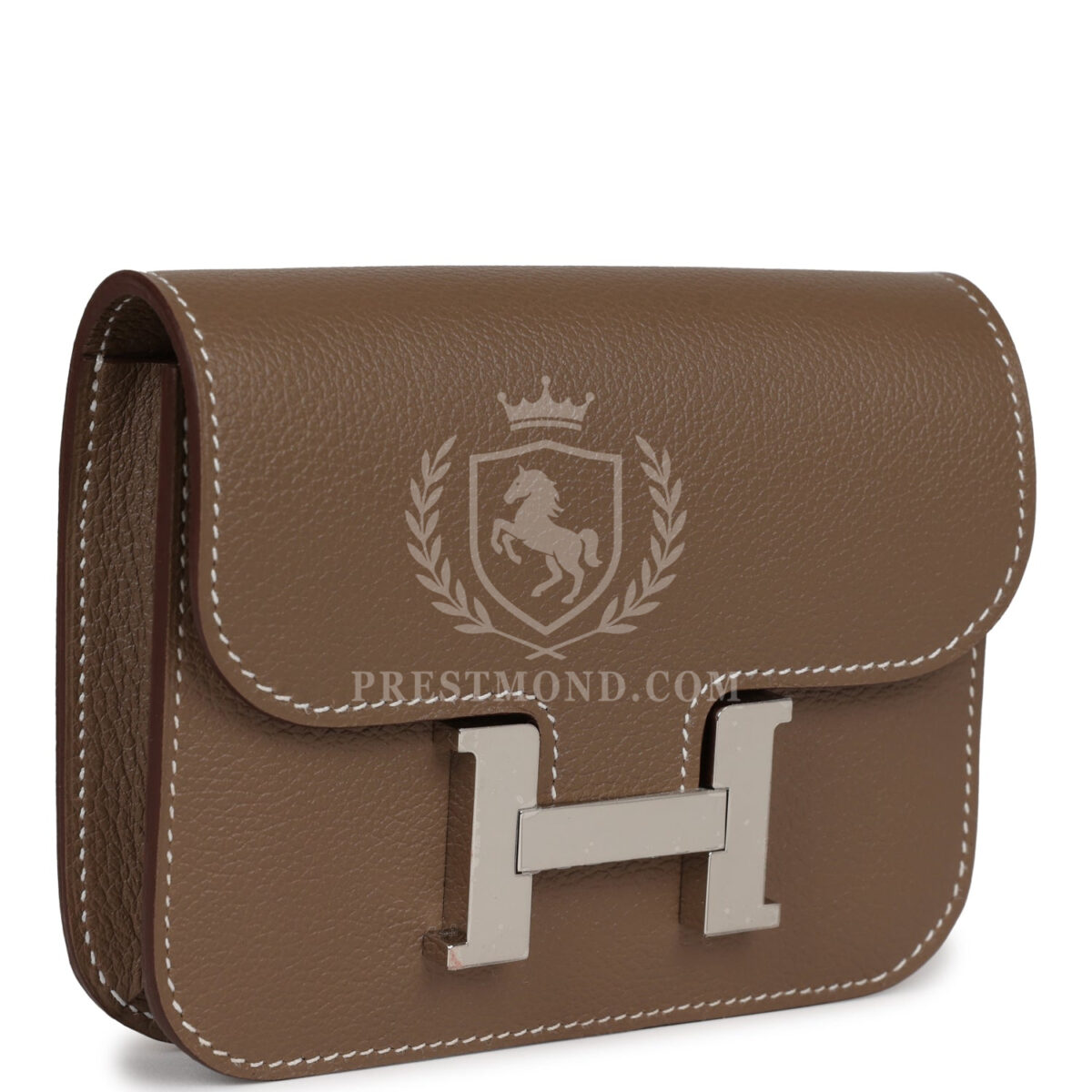 Hermes Constance Slim Wallet Etoupe Evercolor PHW — изображение 2