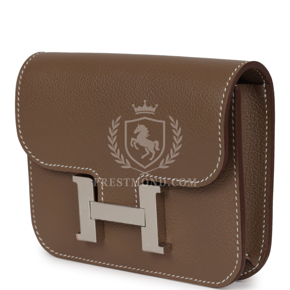 Hermes Constance Slim Wallet Etoupe Evercolor PHW — изображение 5