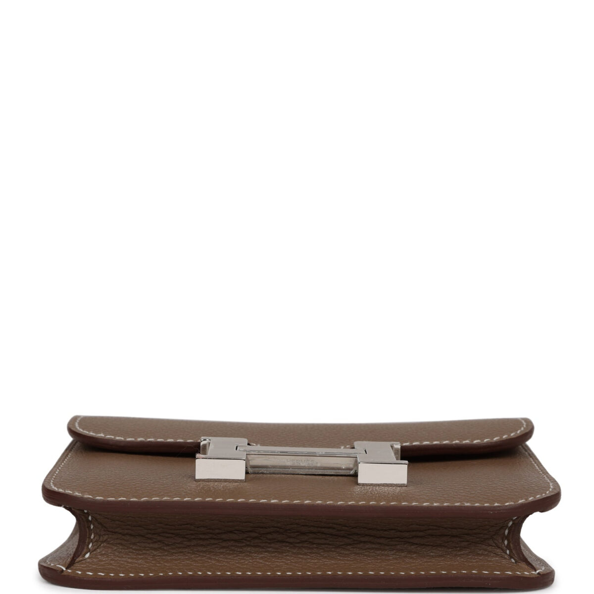 Hermes Constance Slim Wallet Etoupe Evercolor PHW — изображение 6