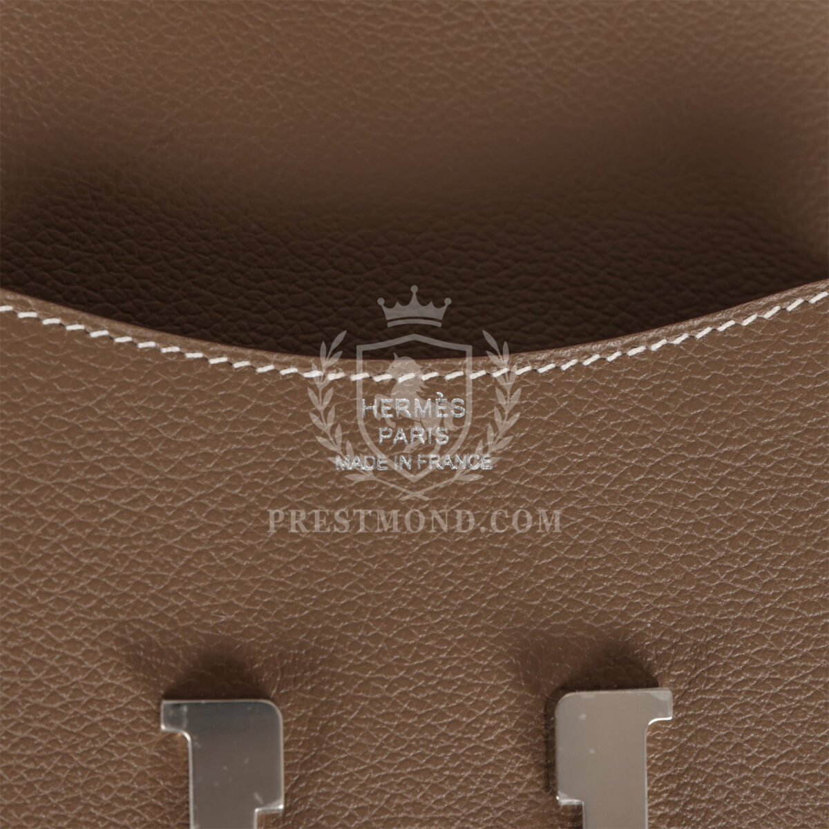 Hermes Constance Slim Wallet Etoupe Evercolor PHW — изображение 8