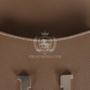Hermes Constance Slim Wallet Etoupe Evercolor PHW