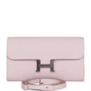 Hermes Constance Wallet To Go Mauve Pale Epsom PHW