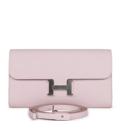 Hermes Constance Wallet To Go Mauve Pale Epsom PHW