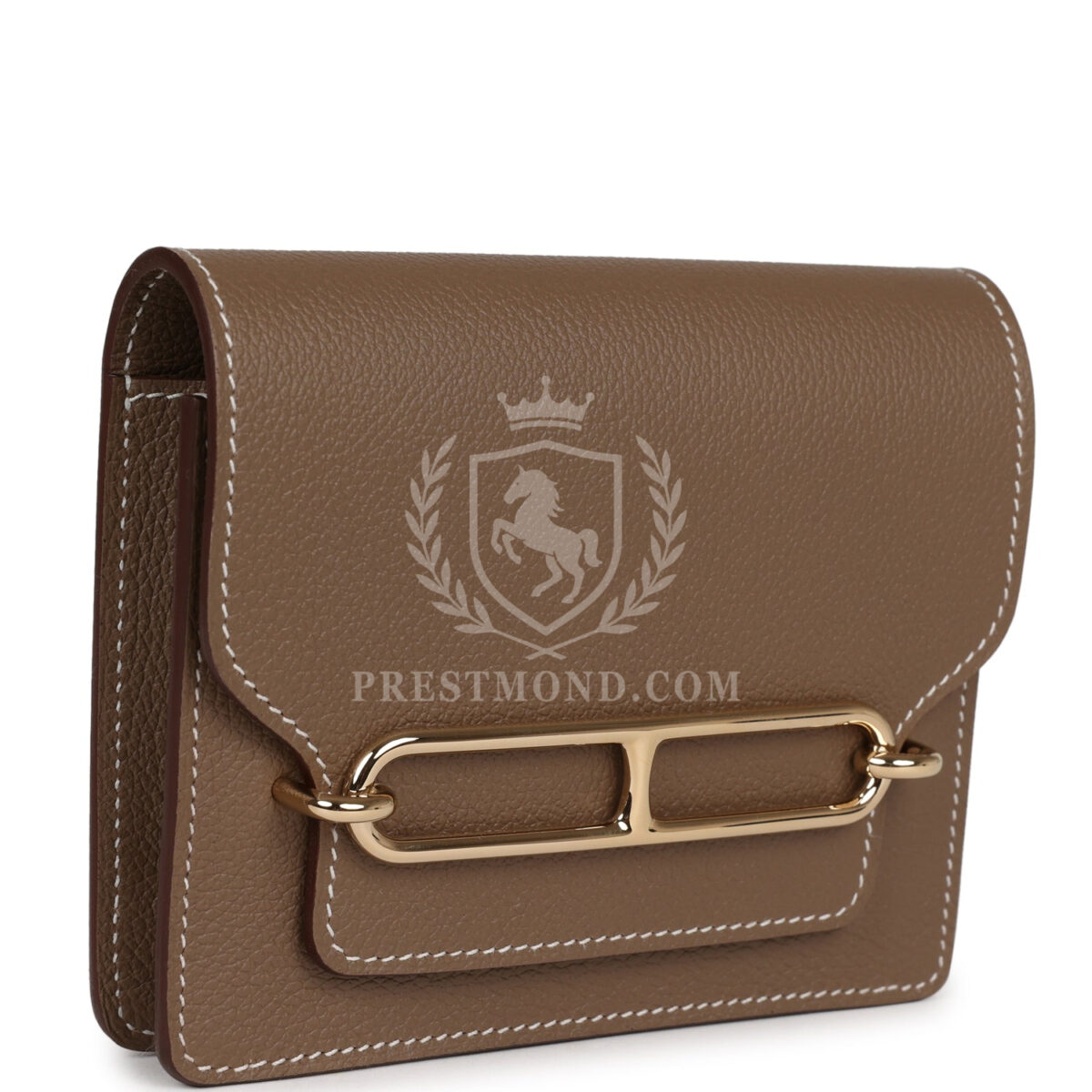 Hermes Roulis Slim Wallet Etoupe Evercolor GHW — изображение 2