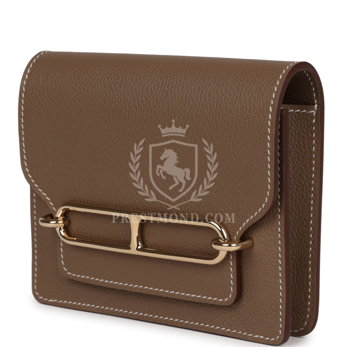 Hermes Roulis Slim Wallet Etoupe Evercolor GHW — изображение 5