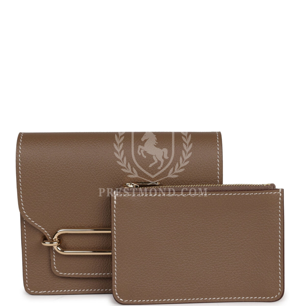Hermes Roulis Slim Wallet Etoupe Evercolor GHW — изображение 7