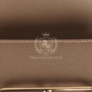 Hermes Roulis Slim Wallet Etoupe Evercolor GHW