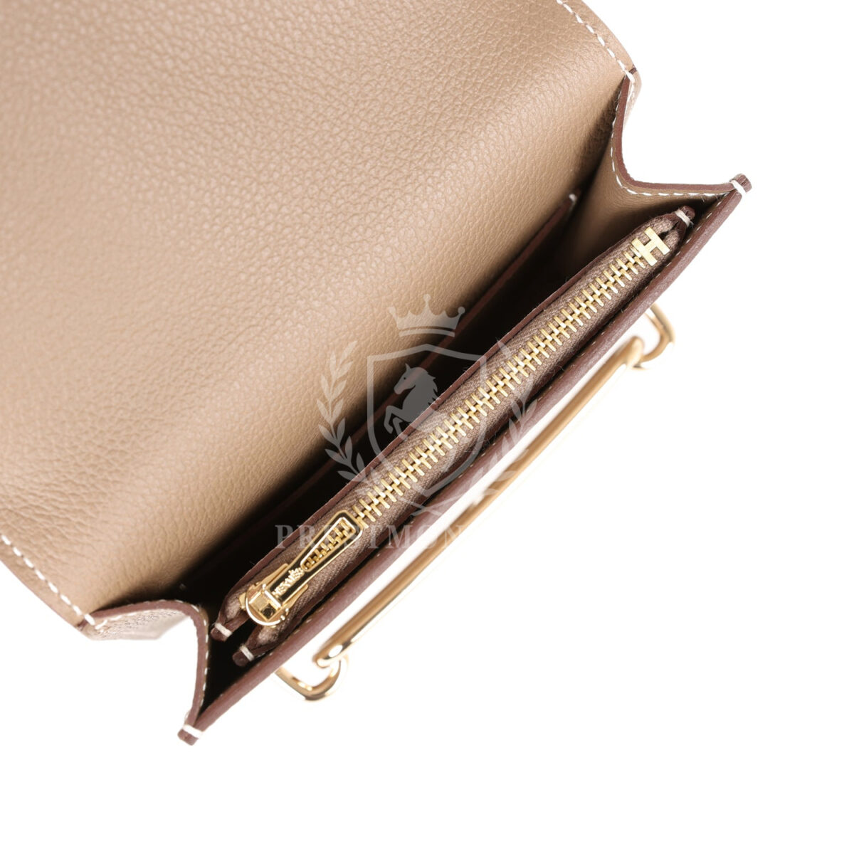 Hermes Roulis Slim Wallet Etoupe Evercolor GHW — изображение 10