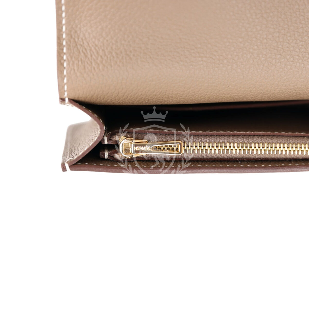 Hermes Roulis Slim Wallet Etoupe Evercolor GHW — изображение 11