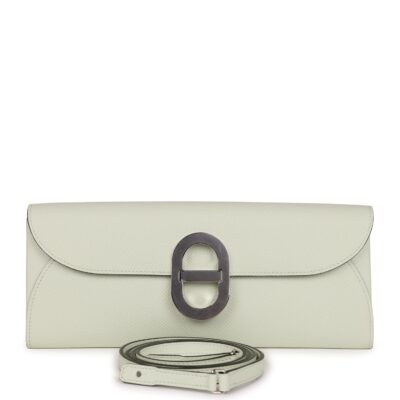 Hermes Chaine d'Ancre Wallet to Go Vert Fizz Epsom PHW
