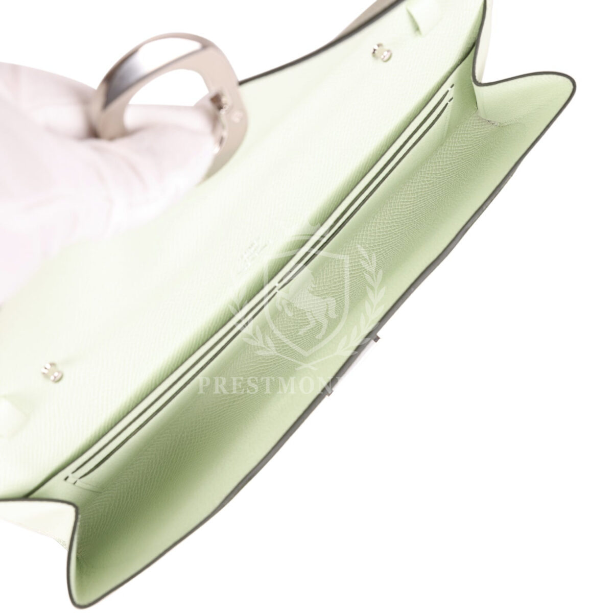 Hermes Chaine d'Ancre Wallet to Go Vert Fizz Epsom PHW — изображение 8