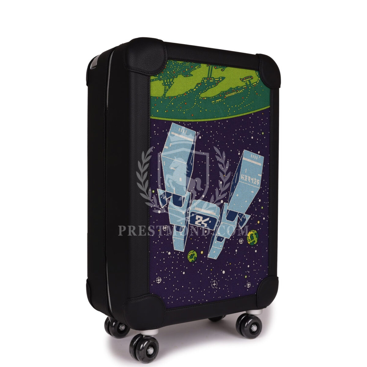 Hermes R.M.S. Odyssey Cabine 55 Rolling Suitcase Multicolor Canvas — изображение 2