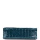 Hermes Kelly Pochette Vert Bosphore Shiny Alligator GHW