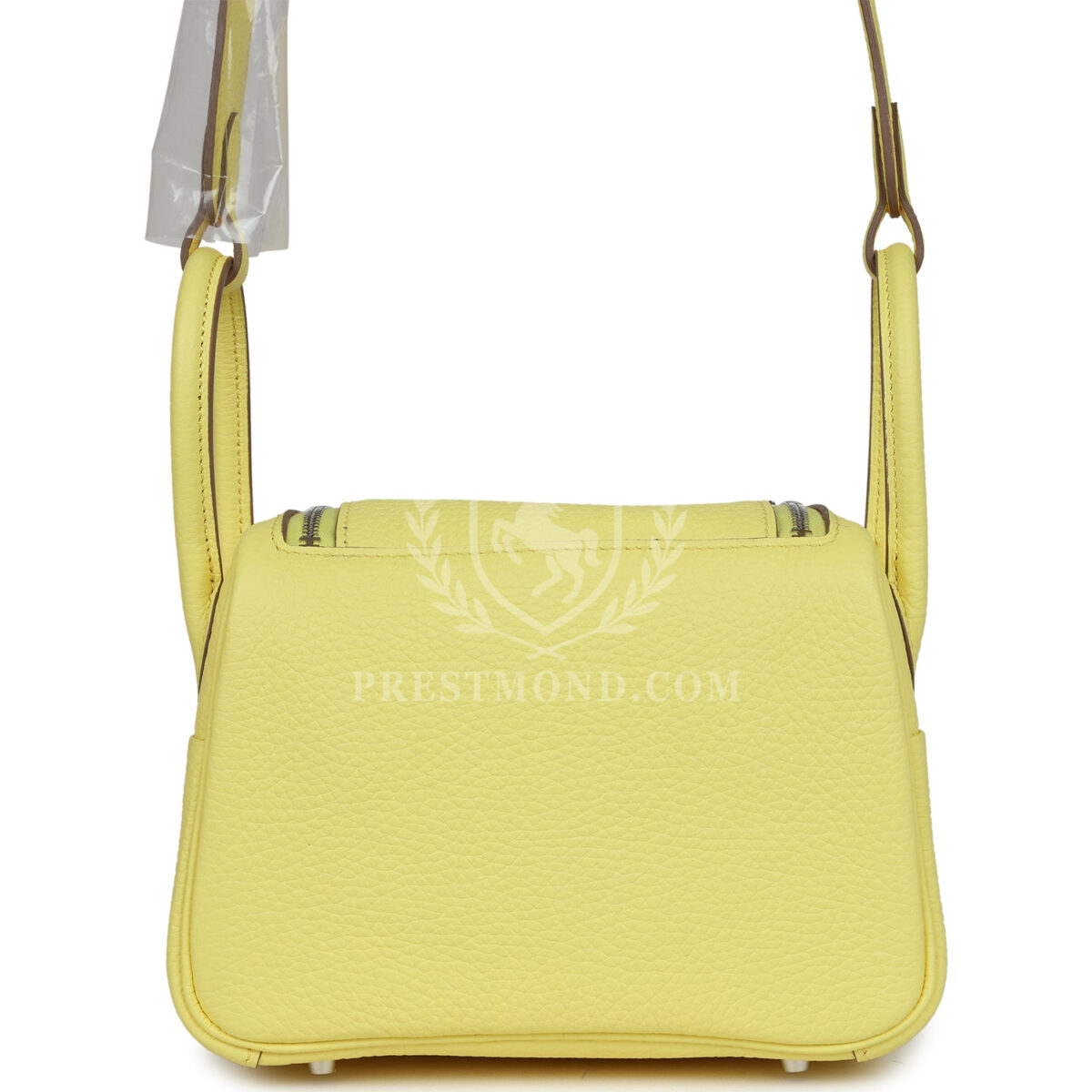 Hermes Mini Lindy Limoncello Clemence PHW — изображение 4