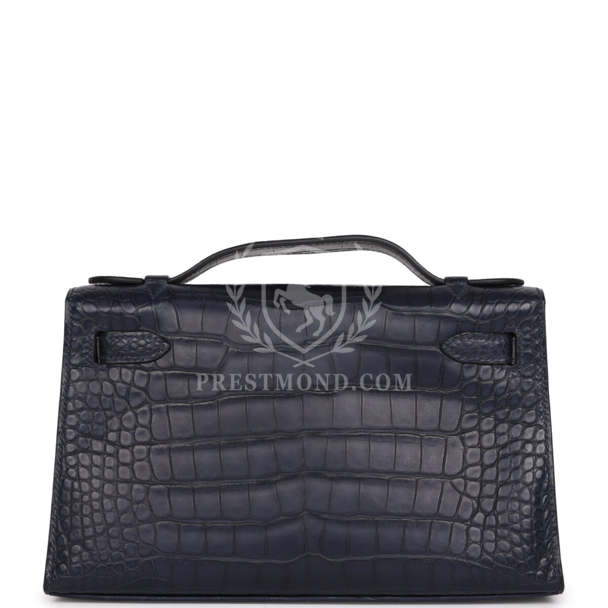 Hermes Kelly Pochette Bleu Indigo Matte Alligator GHW — изображение 4