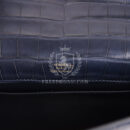 Hermes Kelly Pochette Bleu Indigo Matte Alligator GHW