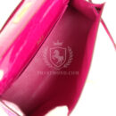 Hermes Kelly Pochette Rose Scheherazade Shiny Alligator GHW