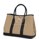 Hermes Garden Party 30 Trench Toile and Black Negonda PHW