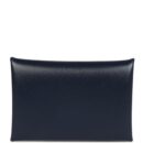 Hermes Calvi Card Holder Bleu Abysse Box PHW