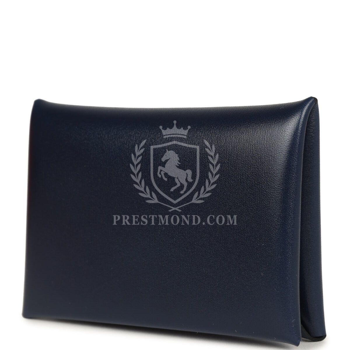 Hermes Calvi Card Holder Bleu Abysse Box PHW — изображение 4