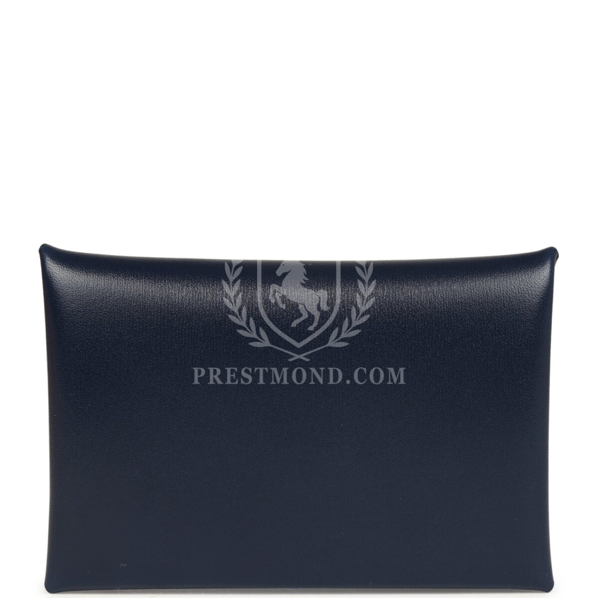 Hermes Calvi Card Holder Bleu Abysse Box PHW — изображение 5