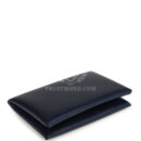 Hermes Calvi Card Holder Bleu Abysse Box PHW