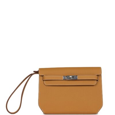 Hermes Kelly Depeches 25 Naturel Sable Togo PHW