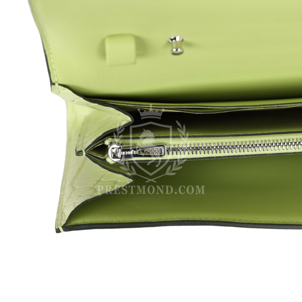 Hermes Constance Wallet To Go Jaune Bourgeon Matte Alligator PHW — изображение 9