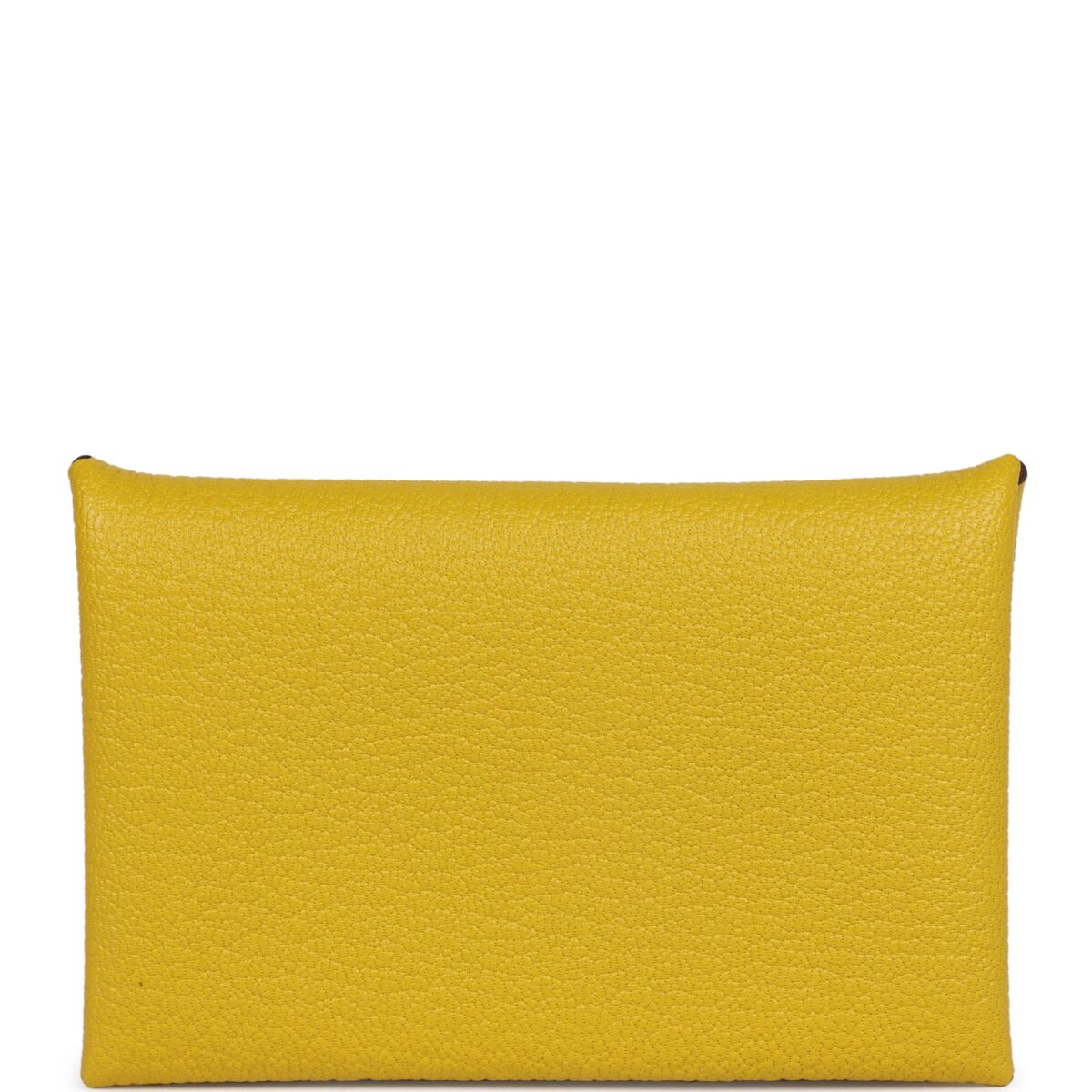 Hermes Calvi Card Holder Cumin Verso Chevre Mysore PHW