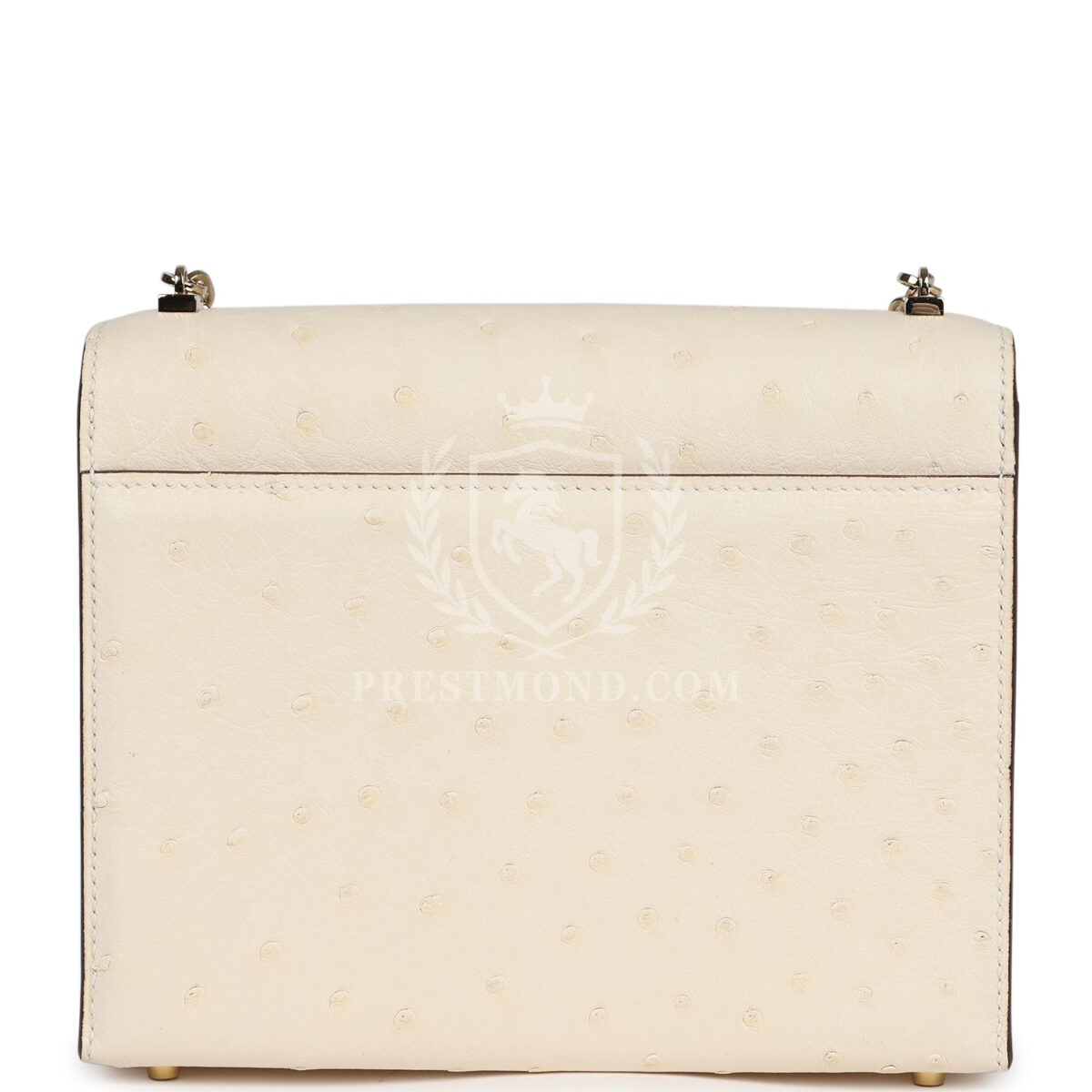 Hermes Mini Verrou Chaine Bag Nata Ostrich PBHW — изображение 4
