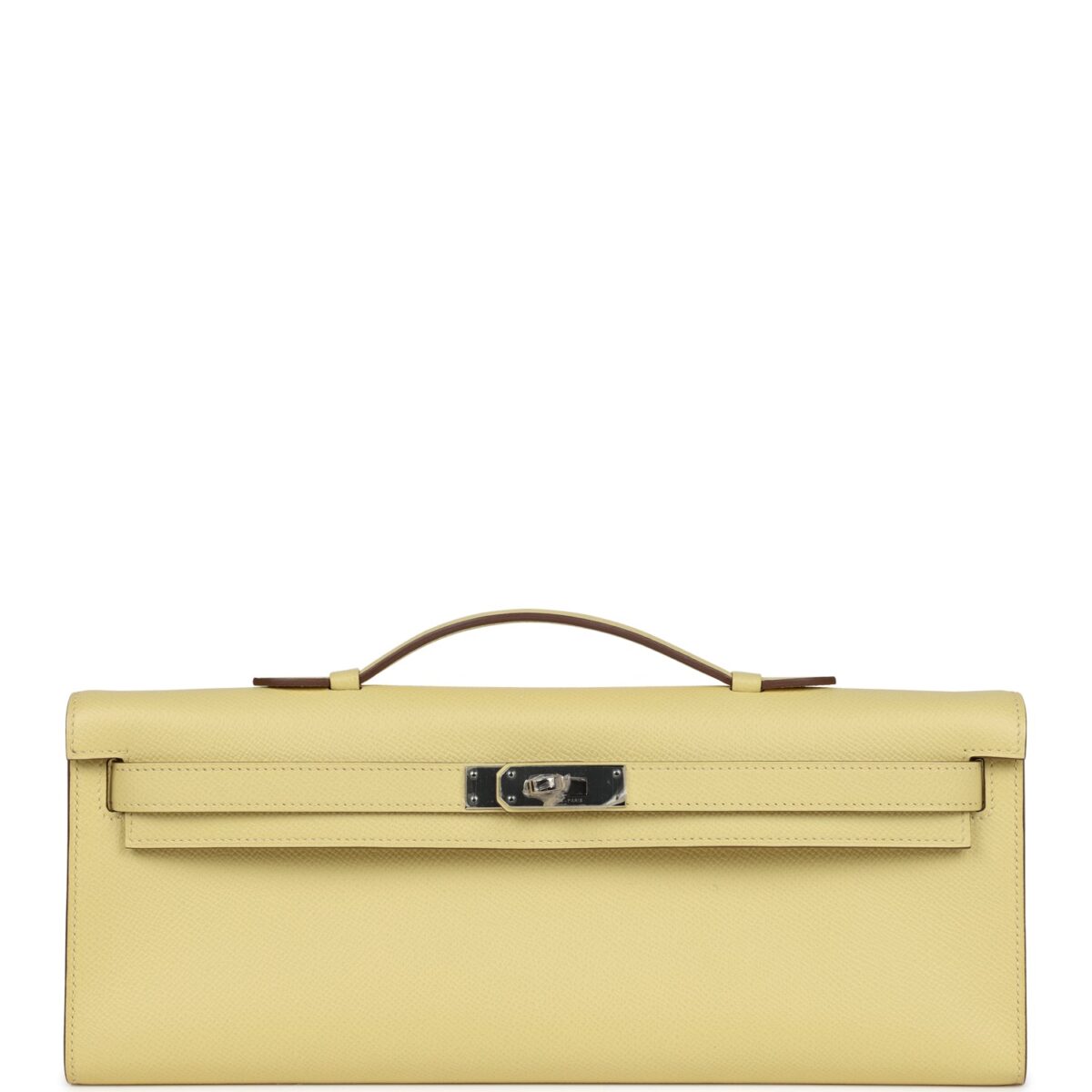 Hermes Kelly Cut Jaune Poussin Epsom PHW