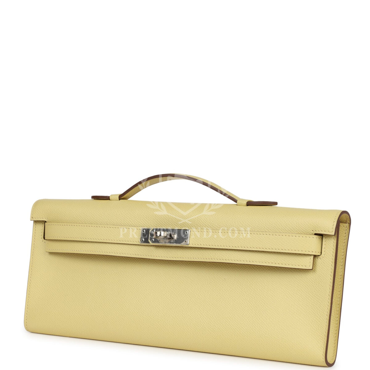 Hermes Kelly Cut Jaune Poussin Epsom PHW — изображение 5
