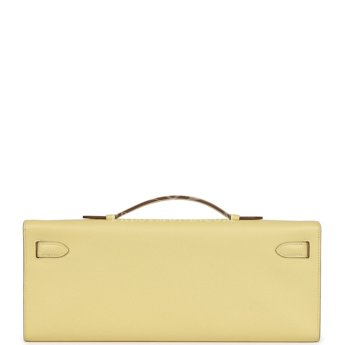 Hermes Kelly Cut Jaune Poussin Epsom PHW — изображение 4