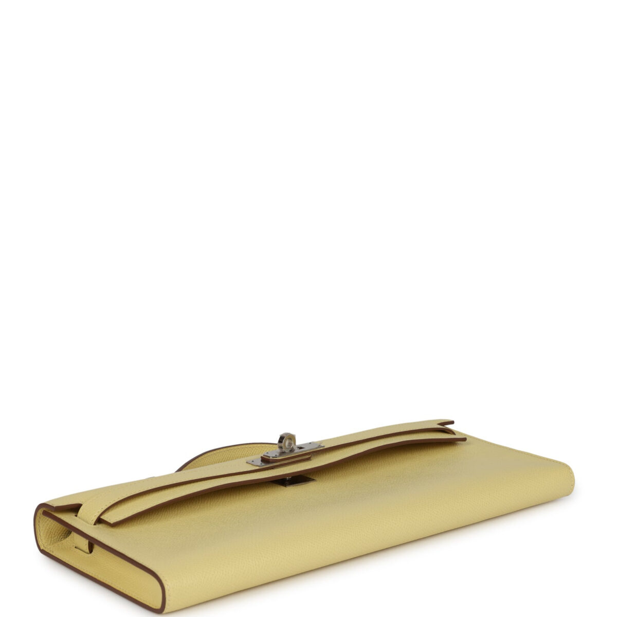 Hermes Kelly Cut Jaune Poussin Epsom PHW — изображение 6