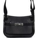 Hermes Jypsiere Mini Black Evercolor PHW