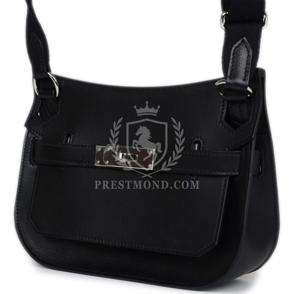 Hermes Jypsiere Mini Black Evercolor PHW — изображение 5