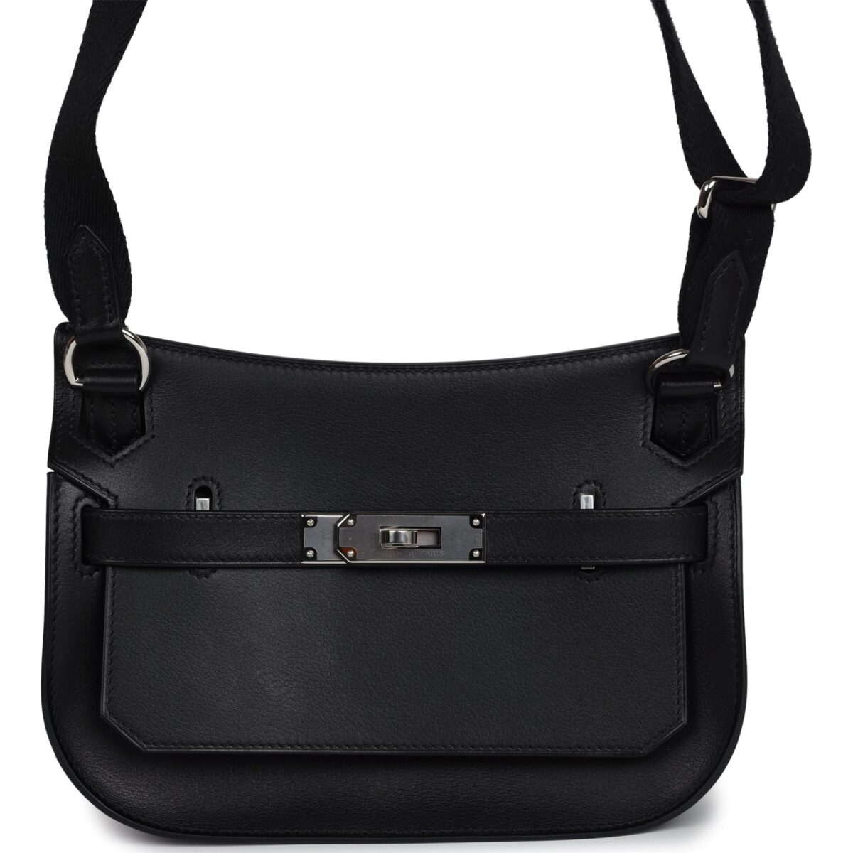 Hermes Jypsiere Mini Black Evergrain PHW