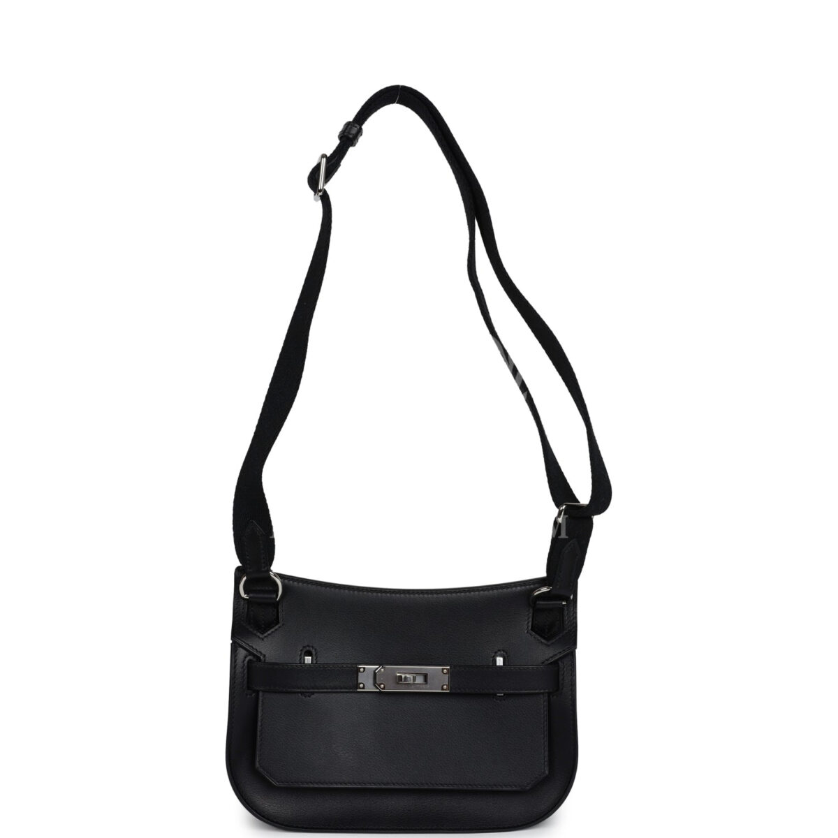 Hermes Jypsiere Mini Black Evergrain PHW — изображение 6