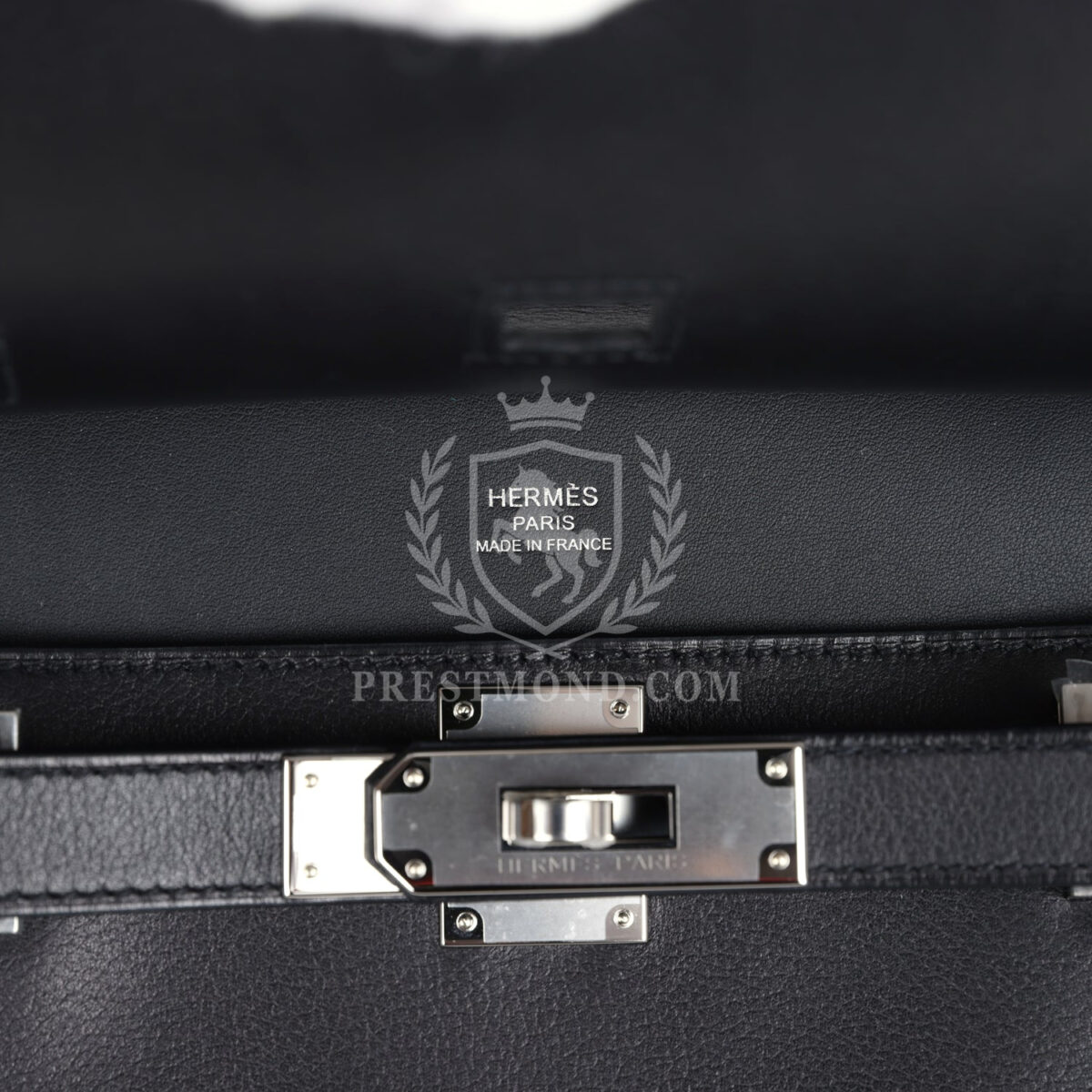 Hermes Jypsiere Mini Black Evergrain PHW — изображение 8