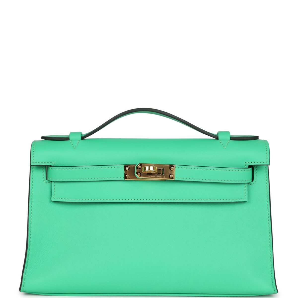 Hermes Kelly Pochette Vert Comics Swift GHW