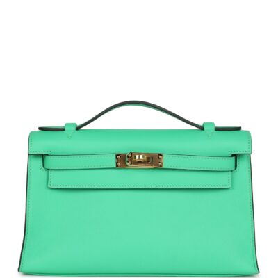 Hermes Kelly Pochette Vert Comics Swift GHW