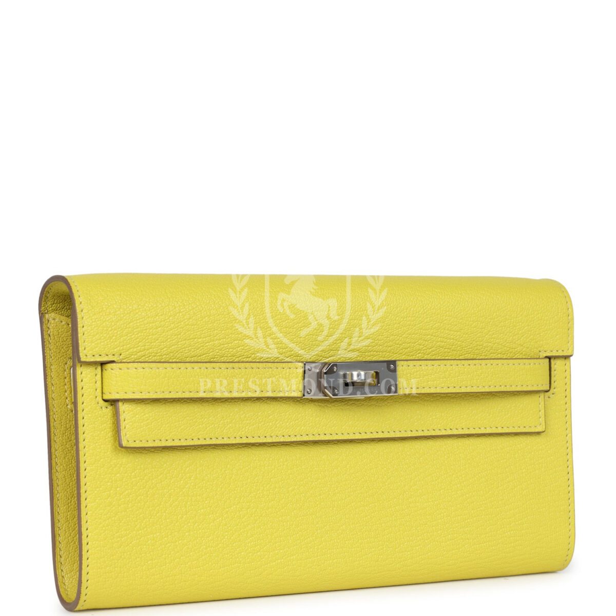 Hermes Kelly Wallet To Go Lime Chevre PHW — изображение 2