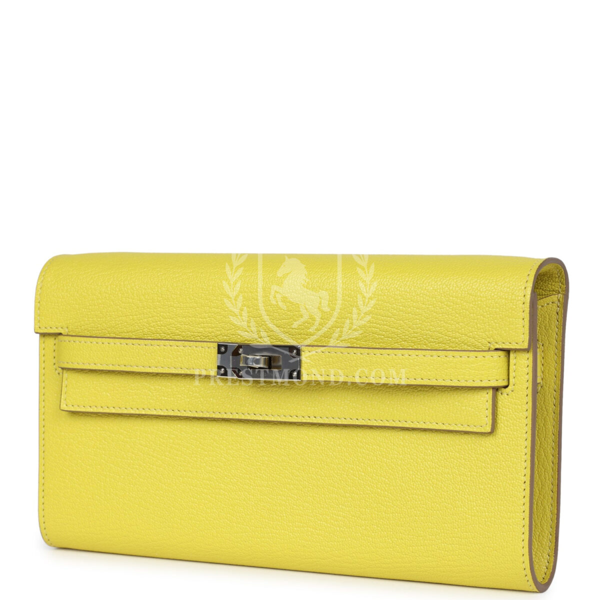 Hermes Kelly Wallet To Go Lime Chevre PHW — изображение 5