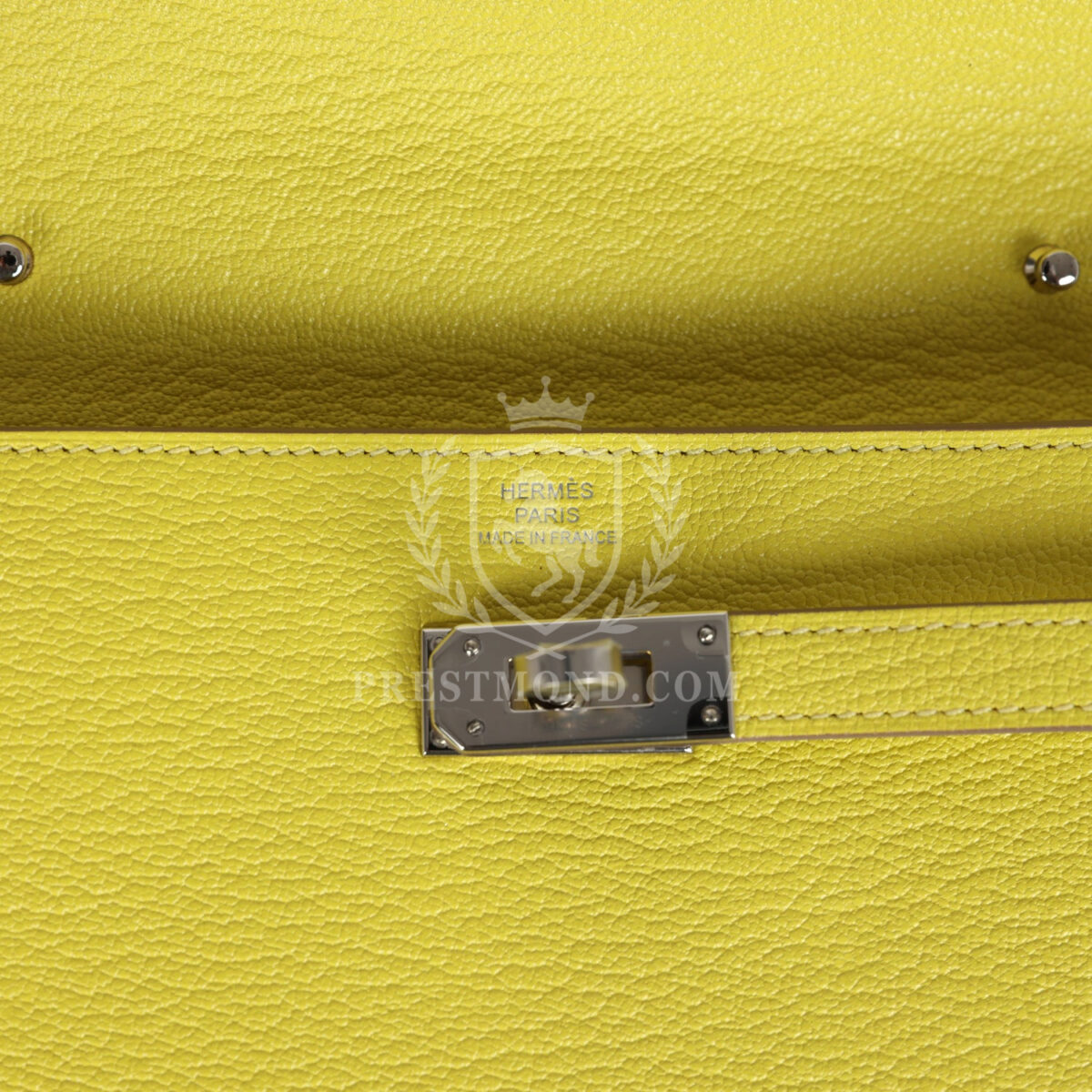 Hermes Kelly Wallet To Go Lime Chevre PHW — изображение 7