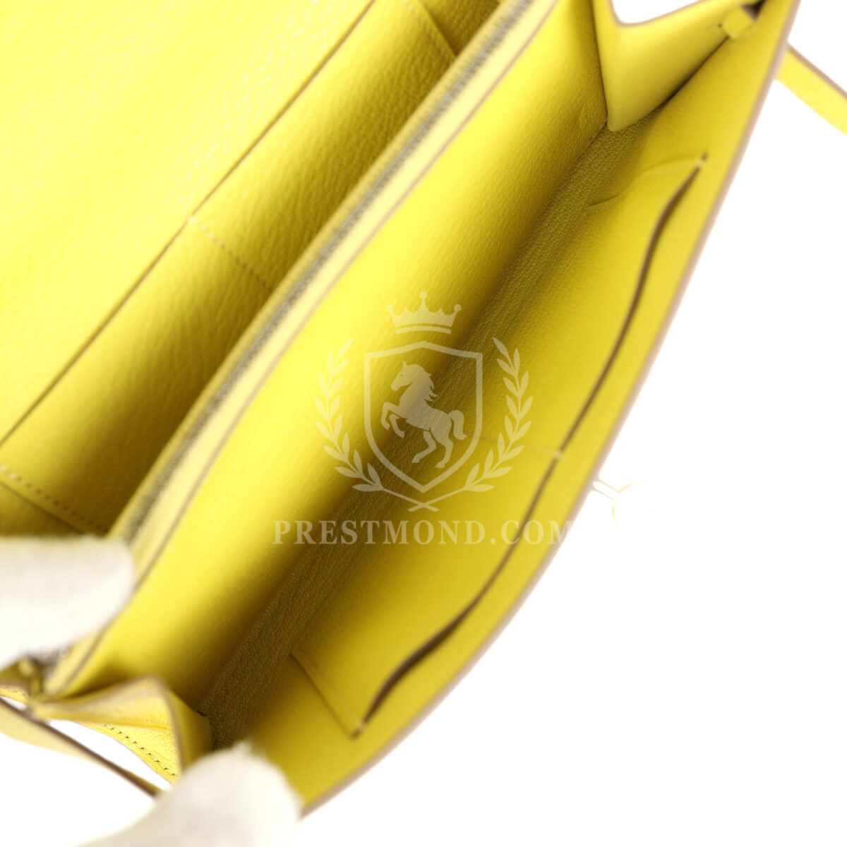 Hermes Kelly Wallet To Go Lime Chevre PHW — изображение 10
