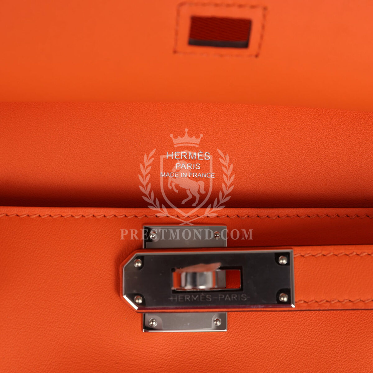 Hermes Mini Jypsiere Orange Minium Swift PHW — изображение 8