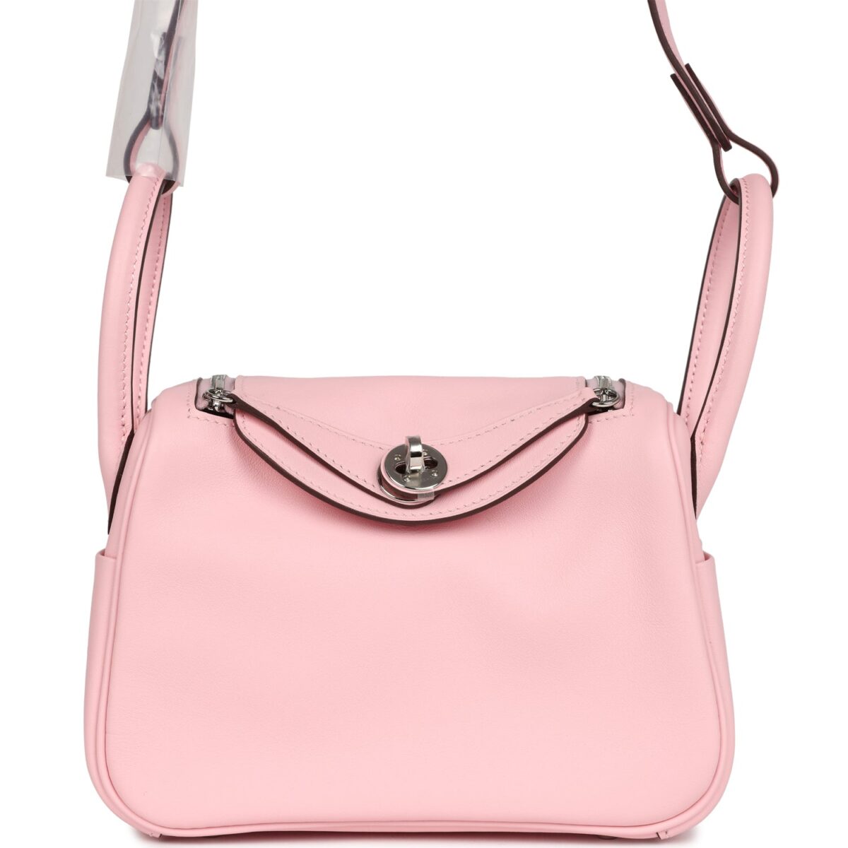 Hermes Mini Lindy Rose Sakura Swift PHW