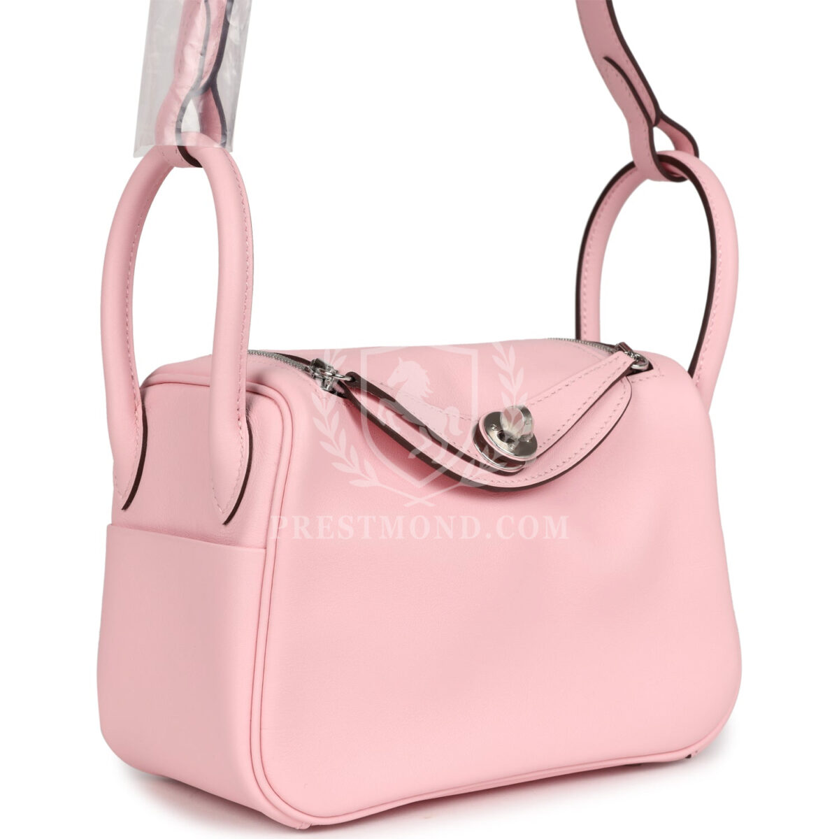Hermes Mini Lindy Rose Sakura Swift PHW — изображение 2