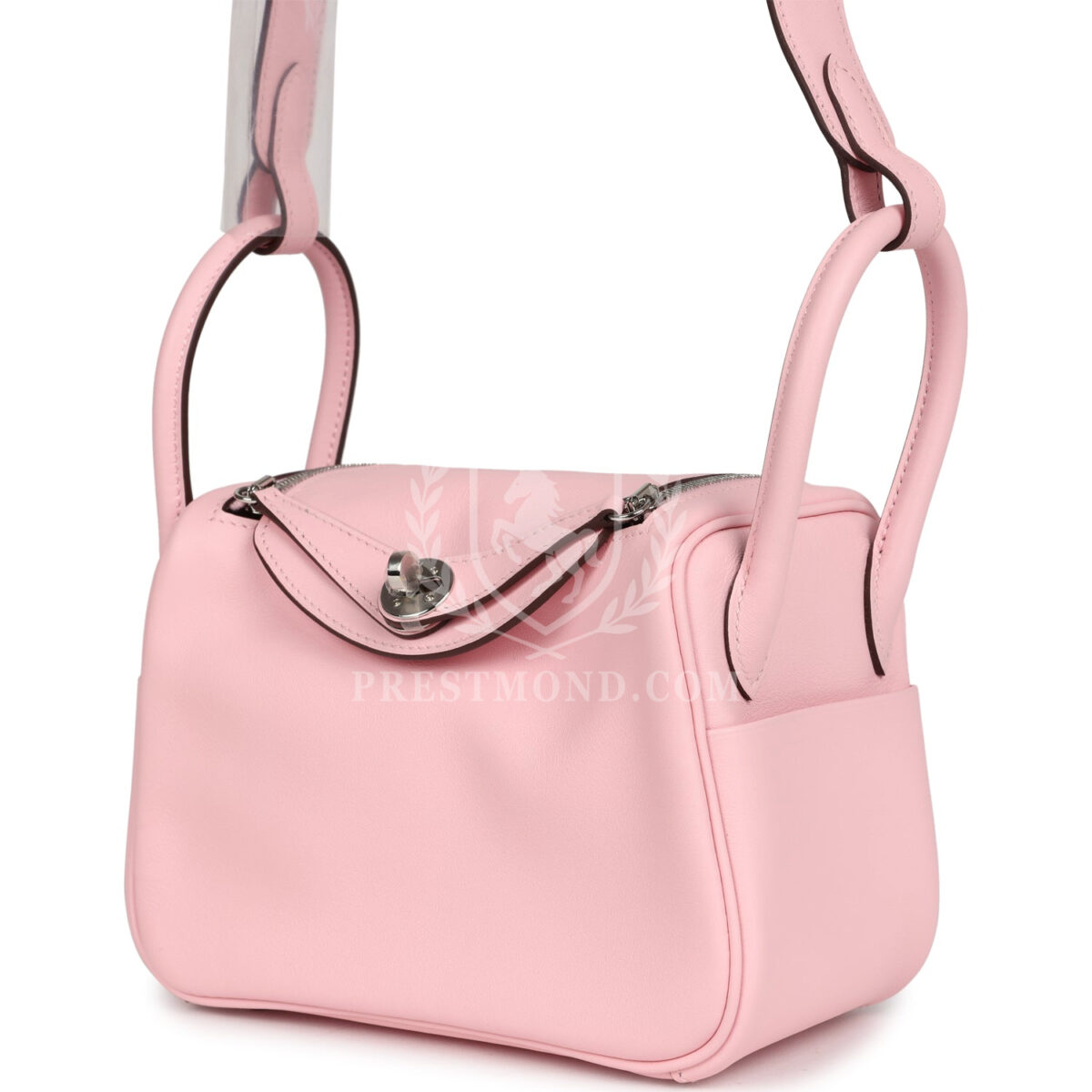 Hermes Mini Lindy Rose Sakura Swift PHW — изображение 5